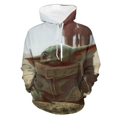 China 2021 New Breathable Design 3D Printing Healthy Fabric Knit Hooded Sweater for sale