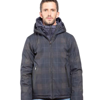 China 2021 New Men's Jacket Printing Hooded Warm Good Quality Waterproof Winter Hooded Jacket For Men for sale