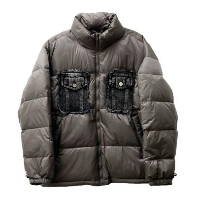 China RTS Viable Man Brand Winter Stylish Men Down Hooded Coat Windproof Winter Jacket Stripper Jacket for sale