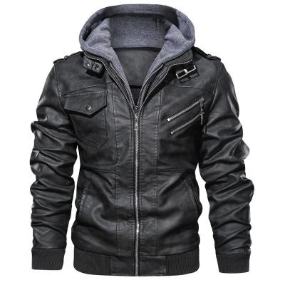 China Viable Mens Leather Jacket For Biker Distressed High Quality Genuine Lambskin Material Plus Size Mens Jackets for sale