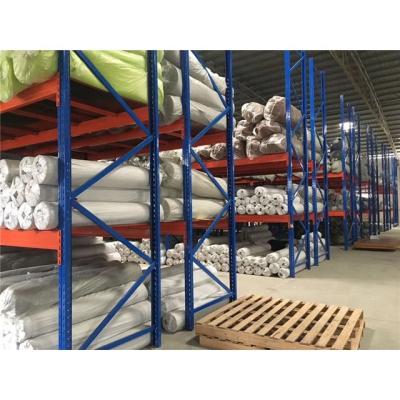 China Corrosion Protection Heavy Duty Warehouse Storage Fabric Roll Pallet Racking for sale