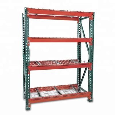 China China Supplier Corrosion Protection Warehouse Storage Pallet Rack Heavy Duty US Teardrop Pallet Racking System for sale