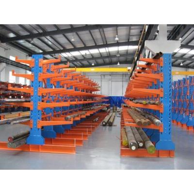 China Corrosion Protection Heavy Duty Cantilever Racking System Steel Pipe Storage Rack for sale