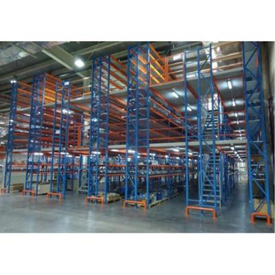 China New Developed Corrosion Protection Design Warehouse Metal Mezzanine Racking System for sale