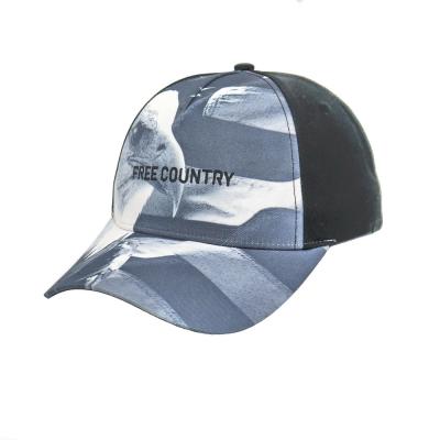 China Custom COMMON 5 Panel Sublimation Baseball Caps Embroidery Gorras Eagle Printed Baseball Caps With Metal Buckle for sale