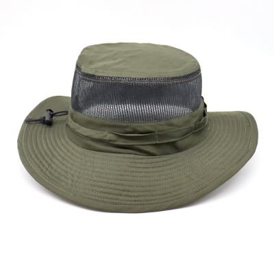 China COMMON High Quality Unisex Wide Brim Microfiber Bucket Hat Adjustable Breathable Safari Hats for sale