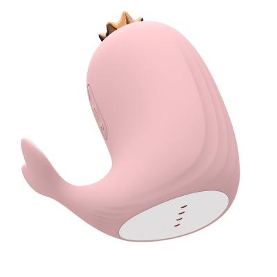 China Hot Selling Female Toy Whale Clitoral Sucking Vibrator Silicone Dancing Happiness Vibrator ABS Women Nipple Sucker Popular Sex Female Sucking/Masturbation for sale