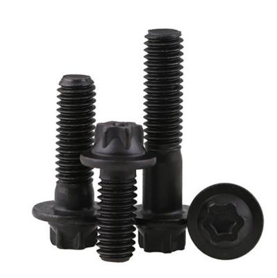 China High Strength Plum Head Q235 Plum Head Q235 Plum Blossom Flange Carbon Steel Blackened Head Machine Screws For Industry 4.8 12.9 for sale