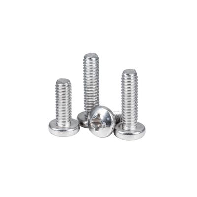 China M5 Pan Cross Around Phillips Machine Screw Pan Head Stainless Steel GB818 M3 M4 M5 M6 for sale