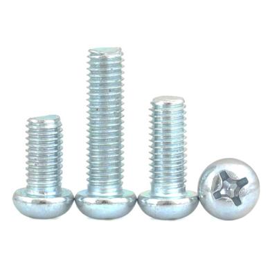 China M3M4M5M6M8 Cross Recessed Pan Screws Filter Round Head Machine Screw for sale