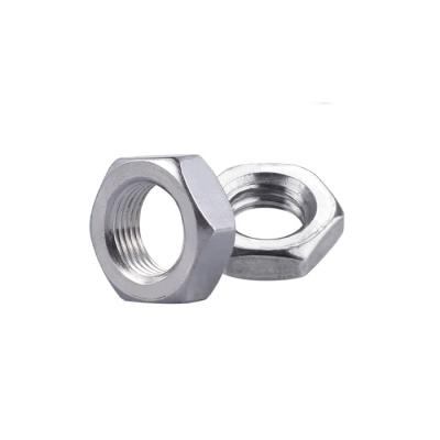 China Heavy Industry 316 Stainless Steel Thin Hex Nuts 1/4~3/4 for sale