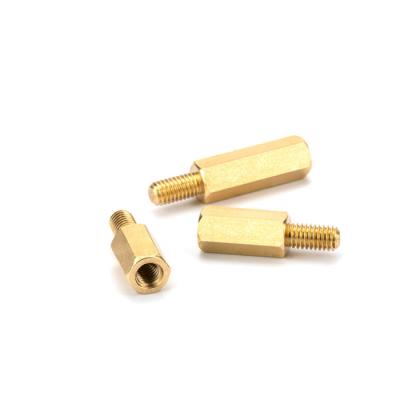 China Heavy Industry M3 Brass Hex Standoff For Mainboard 3mm Threaded for sale