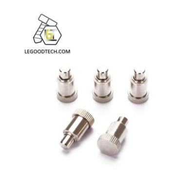 China Metal Indexing Knurled Knob Plunger, Tension Stud, M5 Extended Thread for sale