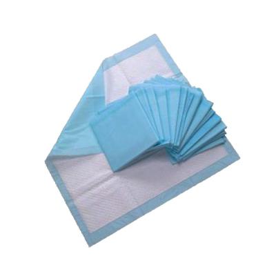 China Embroidered surface heavy printing baby disposable change pad, baby underpad for sale