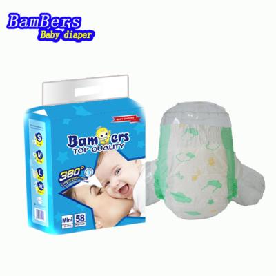 China Bebek Bezi Printed Diaper Cheerful New Alibaba 2020 Baby Disposable Sleepy Diapers for sale