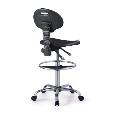 China Industrial High Quality Lab Chair Furniture Height Adjustable PU ESD Lab Chair for sale