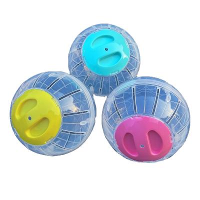 China Small Animals Pet Supplies 12 14.5cm Hamster Running Ball Sports Crystal Rolling Ball For Small Pet for sale