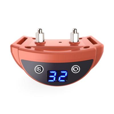 China New Personalized Led Screen Medium Dog Trainer And Small Dogs Anti Barking Stop Dog Shock Smart Collar for sale