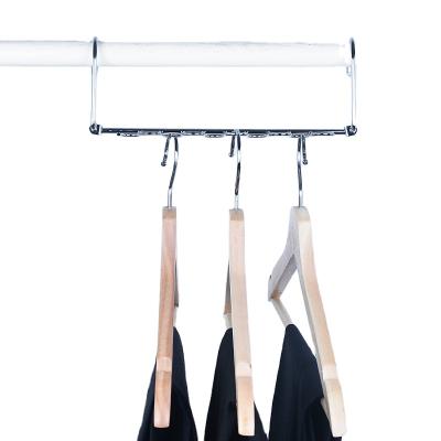 China Modern Multifunctional Magic Hanger Multiple Holes 360 Rotating Wardrobe Clothes Storage Space Saving Magic Hanger for sale