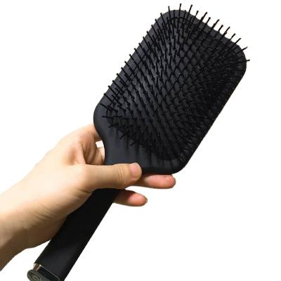 China High Quality Black Plastic Cushion Plastic Comb High Quality Black Plastic Cushion Comb Anti-Static Massage Comb Large Flat Large Panel Air Comb for sale