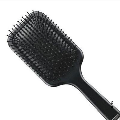 China New Large Plastic Texture Matte Black Scalp Massage Comb Large Plastic Dish Airbag Comb for sale