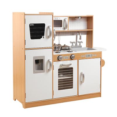 China Eco-Friendly Material Children's Kitchen Toys Costume Baking Wood Stove Boys And Girls Play Home Simulation Cooking Kitchenware Birthday Gift for sale