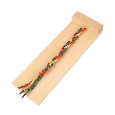 China Safe Montessori Teaching Aid The Educational Toys For Early Childhood Education Braid Practice Teaching Aids for sale