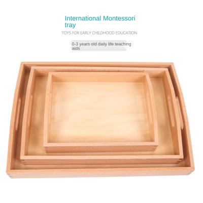 China Storage Box Montessori Teaching Aids Teaching Aids for Daily Life Wooden Pallets Beech Educational Toys for Early Childhood Education for sale