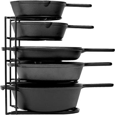 China Best Viable Selling Heavy Duty 5 Tier Black Color Design Kitchen Organizer Storage Racks for sale