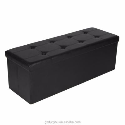 China Pet Customized Collapsible Leather Foldable Resting Storage Ottoman Sofa for sale