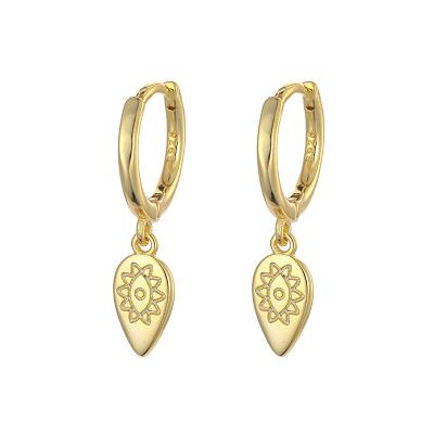 China New FASHIONABLE Diamond Drop Ear Buckle Studded Creative Fashion Water Drop Earrings from ENSHIR for sale