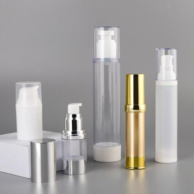 China Refill Clear Luxury White 250Ml 8Oz Empty Plastic Cream Serum Lotion Cosmetic Bottles for sale