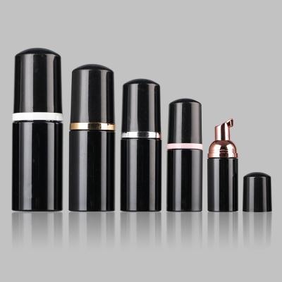 China Empty 30 Mil 50Ml 100Ml 120Ml 200Ml Lash Cleanser Mousse Facial Foaming Eyelash Shampoo Foamer Dispenser Black Foam Pump Bottle for sale