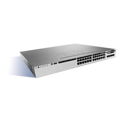 China WS-C3850-24T-E 3850 LACP Switch with Data Ethernet Ports 24*10/100/1000 IP Services for sale