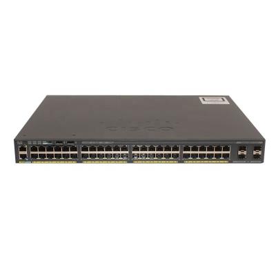 China LACP WS-C2960X-48LPS-L 2960-X Switch with Ethernet 48 Port 48 GigE PoE 370W 4 x 1G SFP LAN 10/100/1000 Gigabit Base for sale