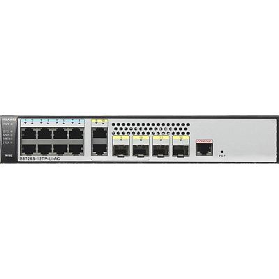 China LACP 5720-12TP-LI-AC S5700 Series 8 Ethernet 10/100/1000 PoE+ Port, 2 Gig SFP Switch for sale