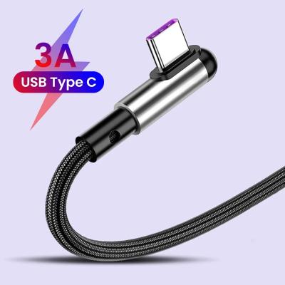 China Type-C Cable Braided Type-C Mobile Phone Alloy Charger Cable U Shape Game Cable For Huawei for sale