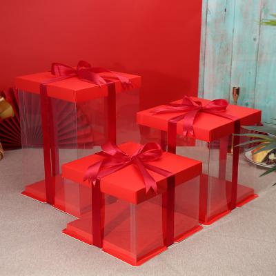 China Recyclable Three-in-One Transparent Square Box 6