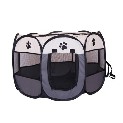 China Custom Wholesale Colorful Foldable Portable Pet Cage Breathable Oxford Cloth Oxford Cloth Travel Dog Cage Breathable Outdoor for sale