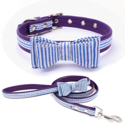 China Leather dog collar viable with small large dog collar with training for sale