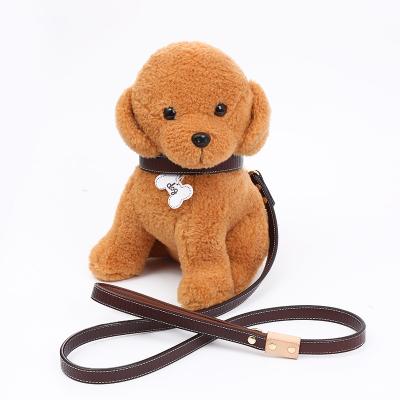 China Factory Direct Sales Personalized Luxury Pet Collar Traction Rope Set Adjustable Leather Dog Collar And Leash Set for sale