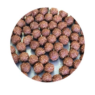 China OEM Wholesale Compound Milk Peanut Wafer Ball Chocolate Rose BALL for sale