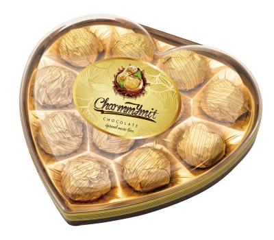 China 150g / T12 / Heart Shape Peanut Milk Chocolate China Manufacturer OEM BALL for sale