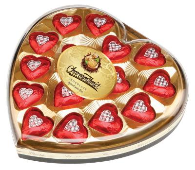 China Charmmymit Heart Shape Milk Wafer Peanut Compound Chocolate BALL for sale