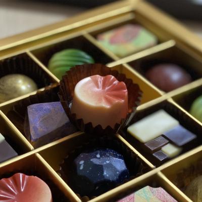 China 100% Cocoa Milk Chocolate Assorted CUBE Wholesale In Gift Box for sale