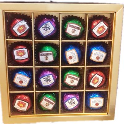 China Wholesale assorted palmin milk chocolate gift box available in private label CUBE for sale