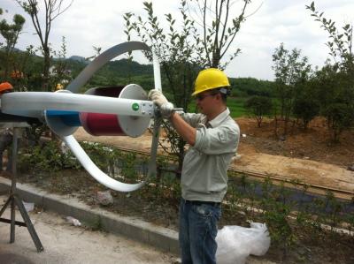 China Installation of ground wire and foundation for Maglev Wind Turbine for sale