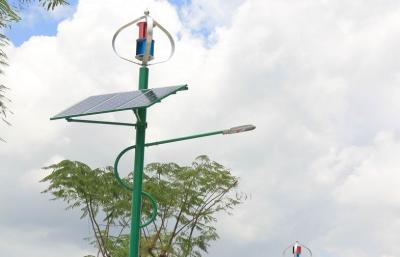 China Maglev Turbines Wind Solar Hybrid System Street Light , installed at Low Carbon City for sale