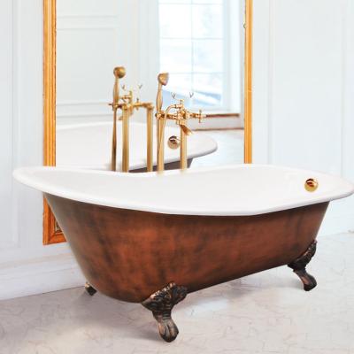 China Sustainable Sipper Cast Iron Bathtub on Imperial Feet for sale