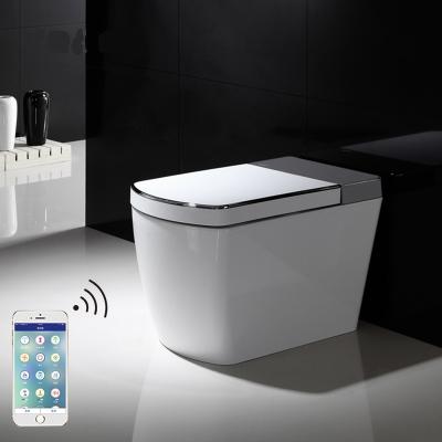 China Automatic Operation Modern Hotel Wc Toilet Porcelain Bathroom Intelligent Toilet Bowl for sale